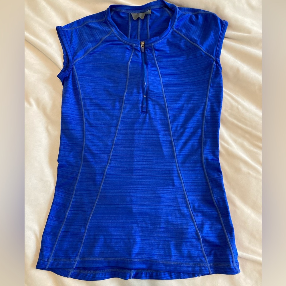 Athleta Sleeveless Cycling Jersey (Blue) - Excellent Condition